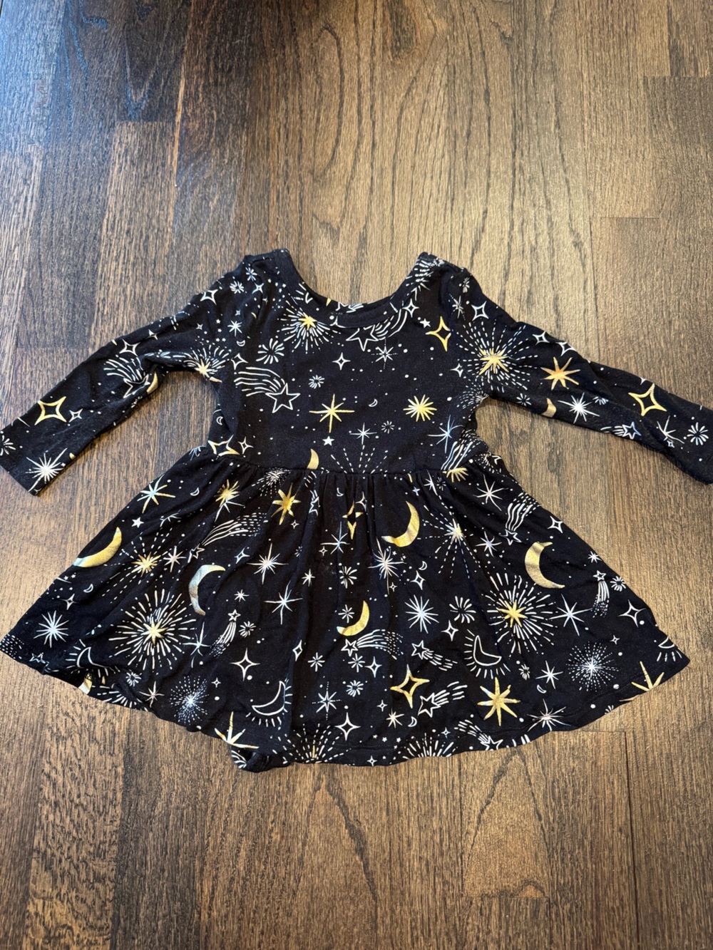 Little Sleepies twirl dress with bodysuit size 6-12 months